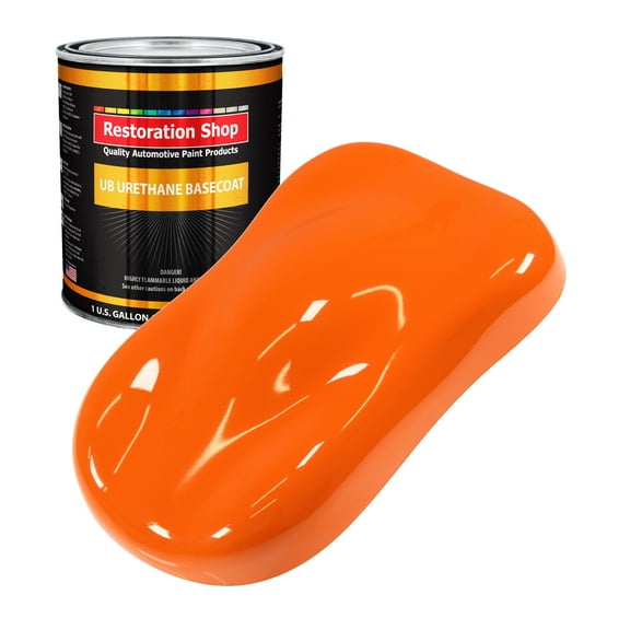 Omaha Orange 1 Gallon URETHANE BASECOAT Car Auto Body Paint