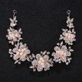 thumbnail image 2 of Peinado de novia, tocado de fiesta de cristal, accesorios - oro, 2 of 5