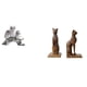 thumbnail image 1 of Figuras de búho, artesanías de animales artificiales, estatua en miniatura, sujetalibros de resina, adecuado para dormitorio, oficina, decoración del, 1 of 8