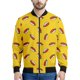 thumbnail image 3 of Chaqueta bomber con estampado 3D de rollos de sushi japoneses para hombres y mujeres, sudadera de gran tamaño, camisetas de primavera y otoño, chaquetas con cremallera de manga larga, 3 of 5