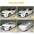thumbnail image 6 of Car Cover Waterproof All Weather for BMW for 535 Gran Turismo Outdoor Full Cover Rain Sun UV Protection with Zipper Cotton Length up to 208.66 ", 6 of 10