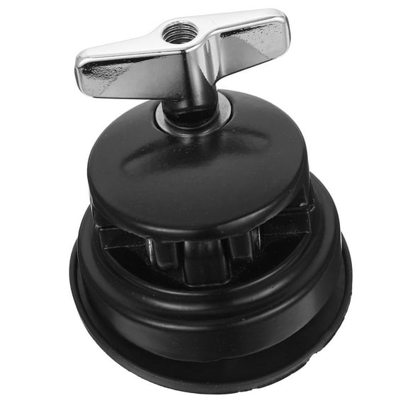 ROSENICE 1Pack Tom Drum Mount Bracket Adjustable Tone Black 6x6x6.2cm