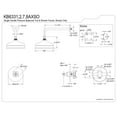 thumbnail image 5 of Kingston Brass KB6331AXSO Restoration Single-Handle Pressure Balanced Shower Faucet, Polished Chrome, 5 of 7