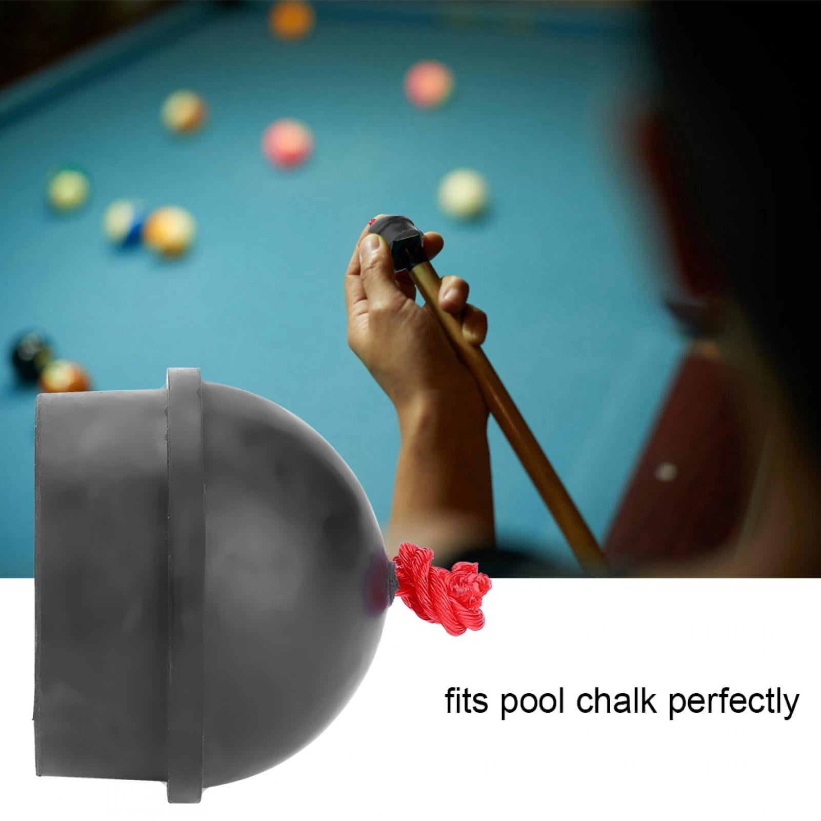 Blue 2pcs Billiard Chalks Pool Cue Stick No-slip Snooker Accessories 