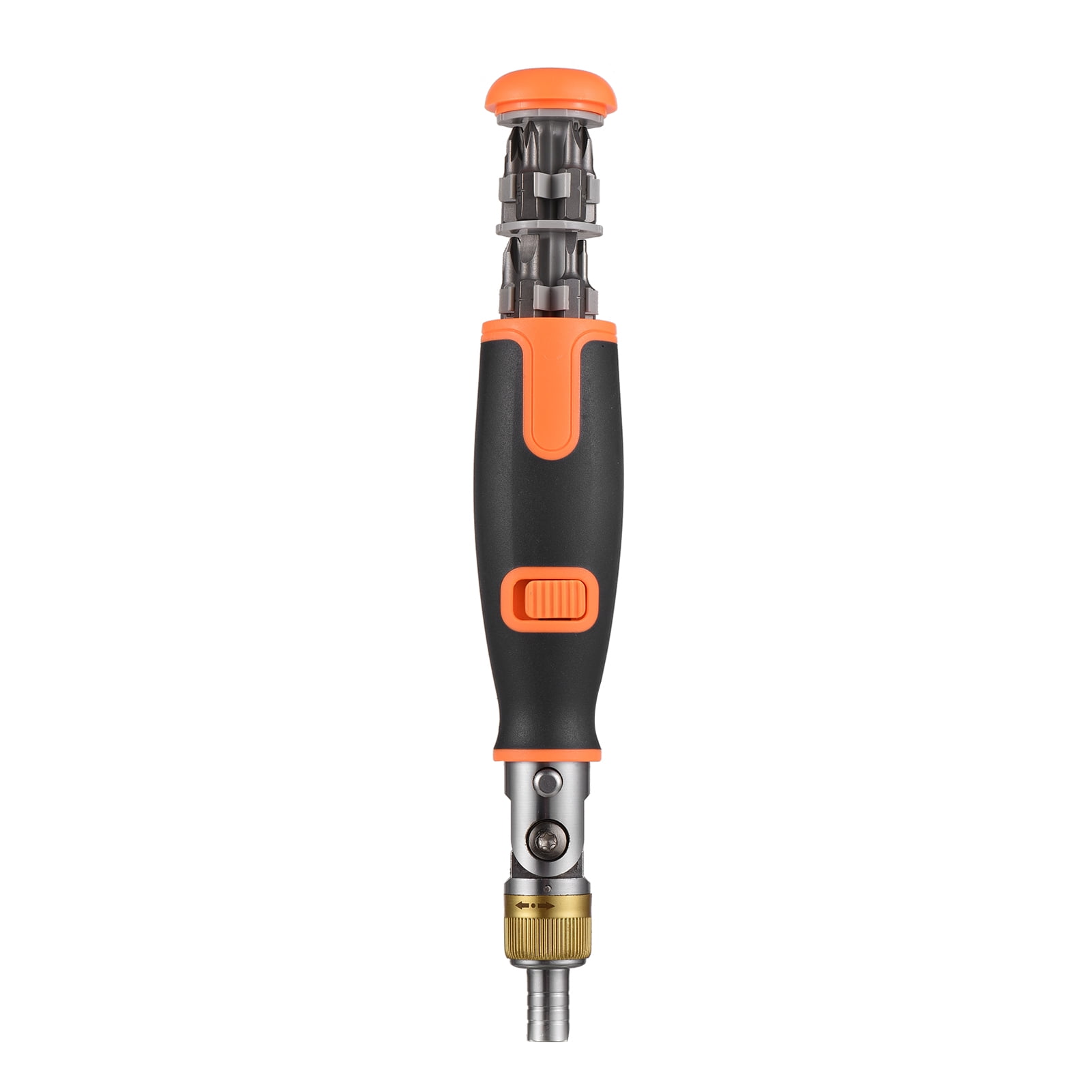 Ratchet Two-way Ratchet Screwdriver 10-in-1 Multi-bit Ratchet Screw Drivers Set 6.23mm Adjustable Nut Driver Tool