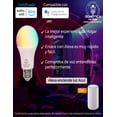 thumbnail image 4 of Focos Inteligentes Led WiFi 2 Pack , Multicolor + Luz Blanca Fría y Cálida   806 Lumens E27 9w (2 Pack), 4 of 4