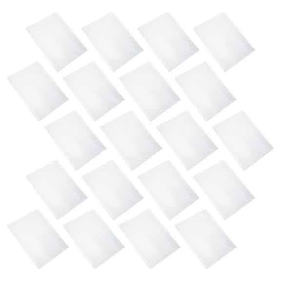 MOKKHNB Plastic Book Cover Clear Design 30Pcs 16.51X11.59X0.08in