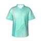 thumbnail image 1 of Balery Cyan Mint Marble Camisas hawaianas de manga corta para hombre, camisas playeras de corte holgado, camisas de vacaciones con botones,XX-Large, 1 of 7