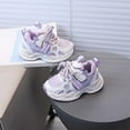 thumbnail image 6 of Toddler Girls Sneakers With Breathable Sports Shoes Closure Dad Shoes Girls, 6 of 7