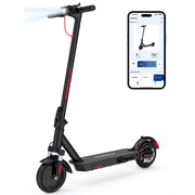 HOVERMAX Electric Scooter 350W Motor Up to 18.6 MPH & 19 Miles, 8.5'' Solid Tires Adults Electric Scooter with APP Control, Foldable and Commute