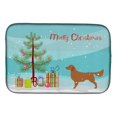 thumbnail image 1 of Alfombrilla para secar platos de árbol de Navidad feliz de Caroline's Treasures Golden Retriever, 14 x 21 Caroline's Treasures BB2922DDM, 1 of 1