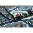 thumbnail image 2 of Loomaknoti Terrace Tropic Turberry 4' x 6' Floral Indoor/Outdoor Area Rug , Blue/White, 2 of 10