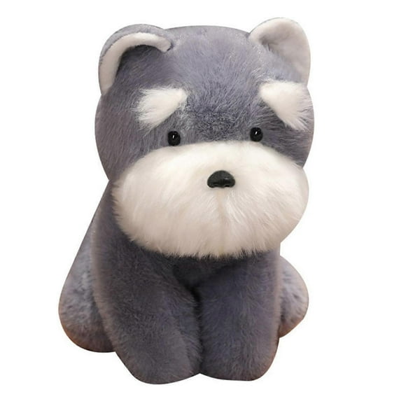 Schnauzer Stuffed Animal Plush Toy Doll 22/35cm Soft Huggable Easy to Clean Plush Gift for Christmas