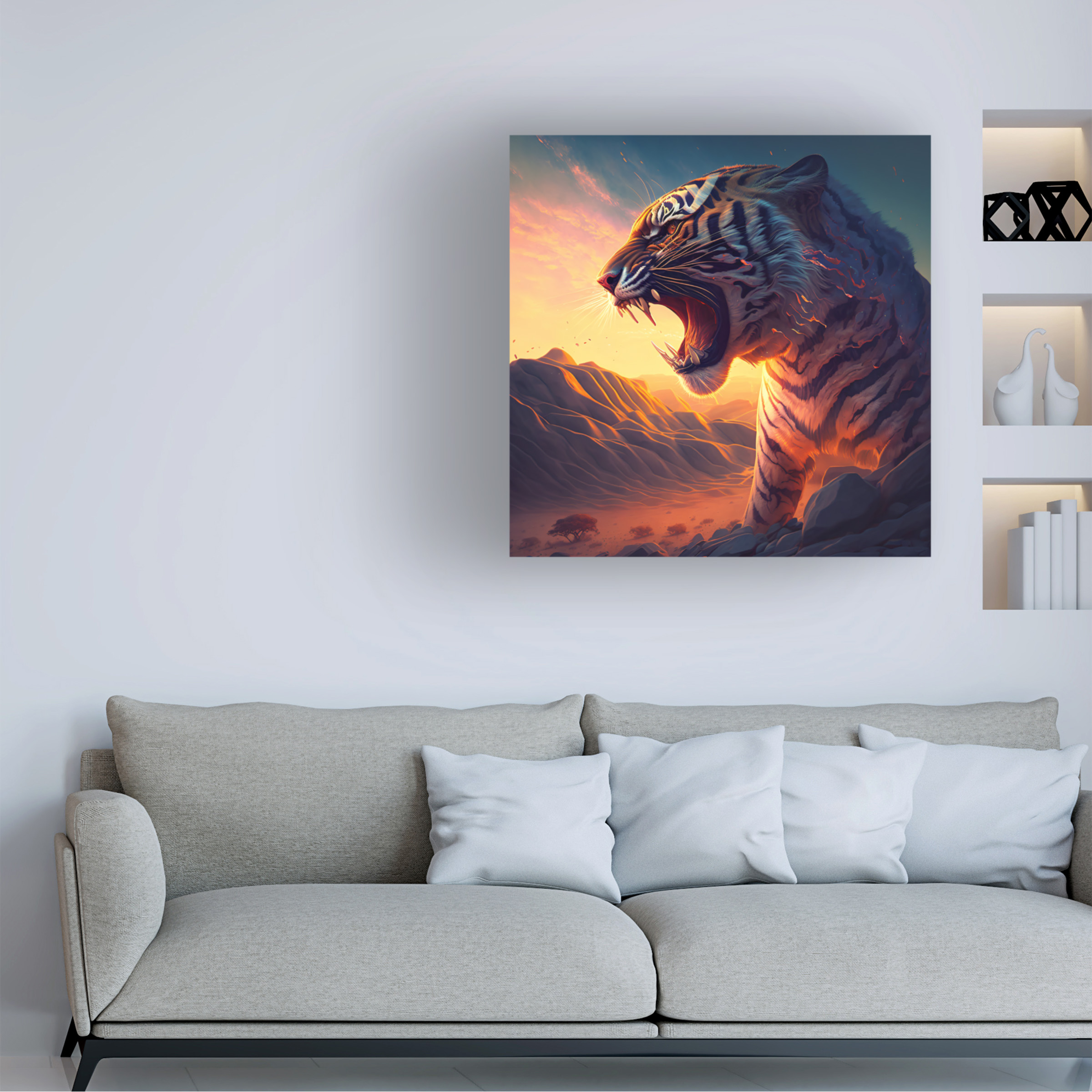 Canvas Wall Art - Ray Heere 'Desert Of Dreams 16' Wall Art for Living Room, Bedroom, or Office DÃ©cor by Trademark Fine Art - 24 x 24 Inches