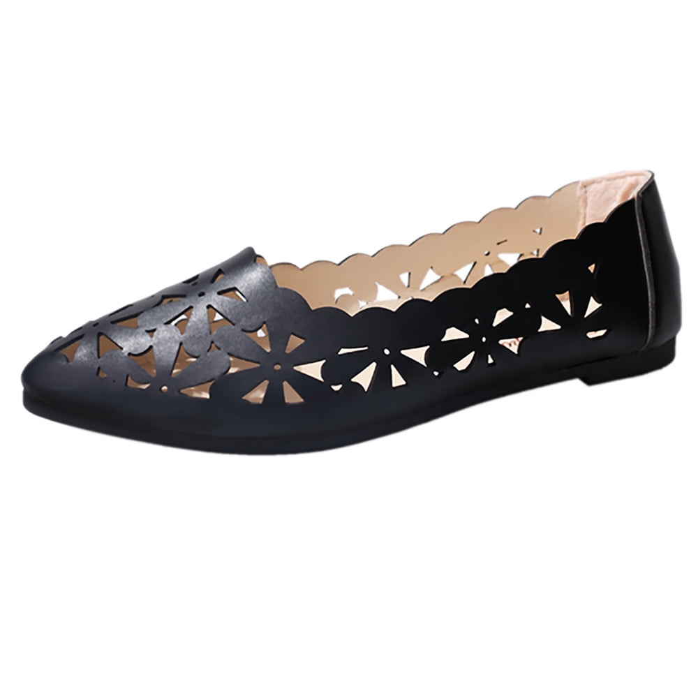 Womens Casual Shoes,Ladies Soft Hollow Out Flower Shape Nude Flat Heel Shoes Pointed Toe Office Shoes Dress Shoes Womens Casual Shoes,Ladies Soft Hollow Out Flower Shape Nude Flat Heel Shoes Pointed Toe Office Shoes Dress Shoes