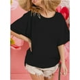 thumbnail image 6 of T Shirts for Women Summer Women's Tops Short Sleeve tshirts Casual Basic Tee, 6 of 6