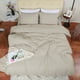 thumbnail image 2 of Conjunto Cobertor De Camas Super King Única Lavada De Algodón Funda De Almohada Colcha Edredón Bronceado Reina, 2 of 6
