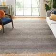 thumbnail image 2 of SAFAVIEH Montauk Karlene Geometric Cotton Area Rug, Ivory/Anthracite, 11' x 15', 2 of 8