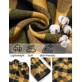 thumbnail image 5 of COOFANDY Mens Flannel Shirts Long Sleeve Plaid Button Down Shirts Fall Winter Family Picture Outfits, 5 of 6