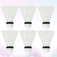 thumbnail image 3 of FUTUREORYY Nylon Badminton Shuttlecocks White 6Pcs 2.8x2.8x3.5in, 3 of 8