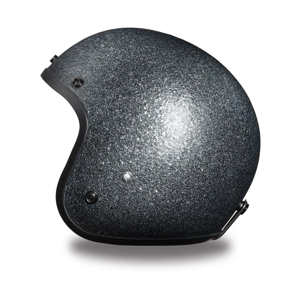 Daytona Helmets Cruiser D.O.T. Approved Open Face Three Quarter Shell Motorcycle Helmet With Visor