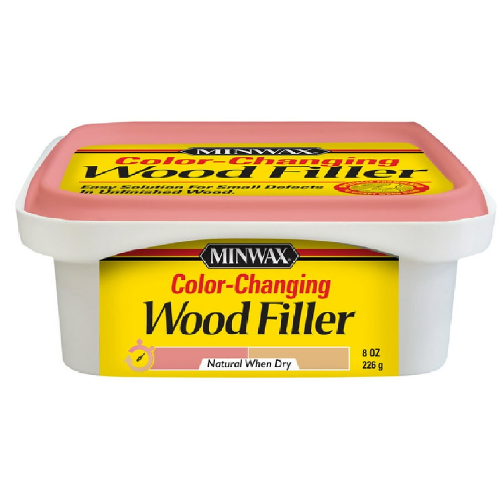 Minwax 448700000 ColorChanging Wood Filler, Natural, 8 Ounce Walmart
