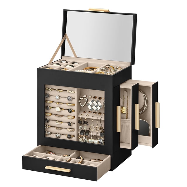 Joyero SONGMICS Organizador de 5 capas con 3 cajones laterales