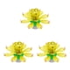 thumbnail image 5 of Flor giratoria musical Inteprter para pastel velas musicales fiesta DIY Amarillo Type1 NO1, 5 of 6