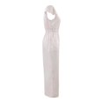 thumbnail image 3 of Ropa Playa Ocean Pacific para Mujer Jumpsuit Manga Corta Cuello V Rayas Rosa Talla CH, 3 of 4