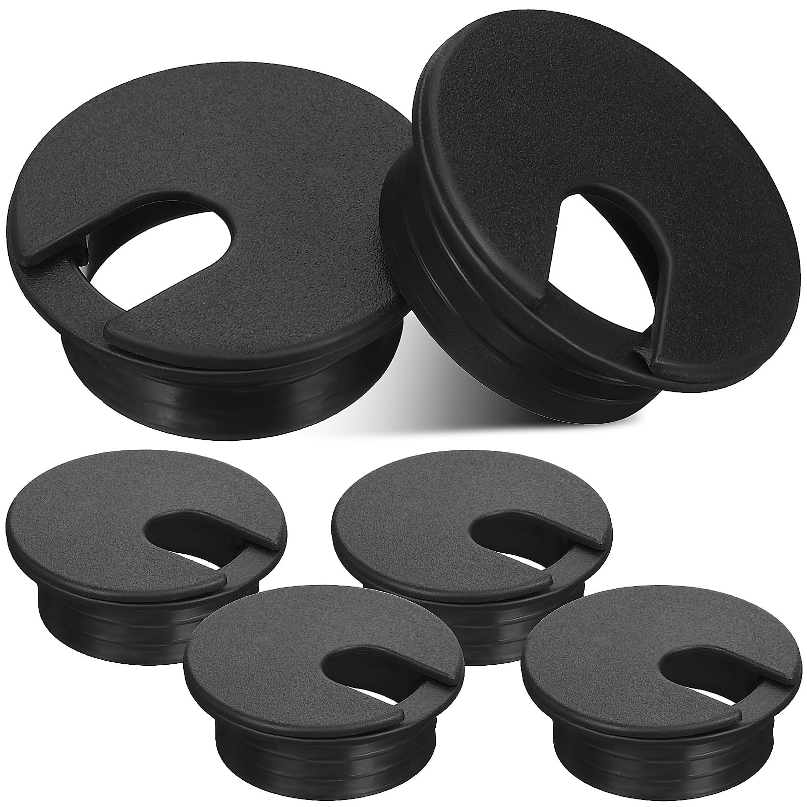 Desk hole grommet 6 Pcs Desk Hole Grommets Wire Hole Caps Round Cable