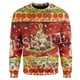 thumbnail image 4 of Suéter feo de punto divertido de Navidad de algodón con diseño de Papá Noel para mascotas, suéter informal vintage de invierno estilo Harajuku, jersey retro de manga larga con impresión 3D, 4 of 4