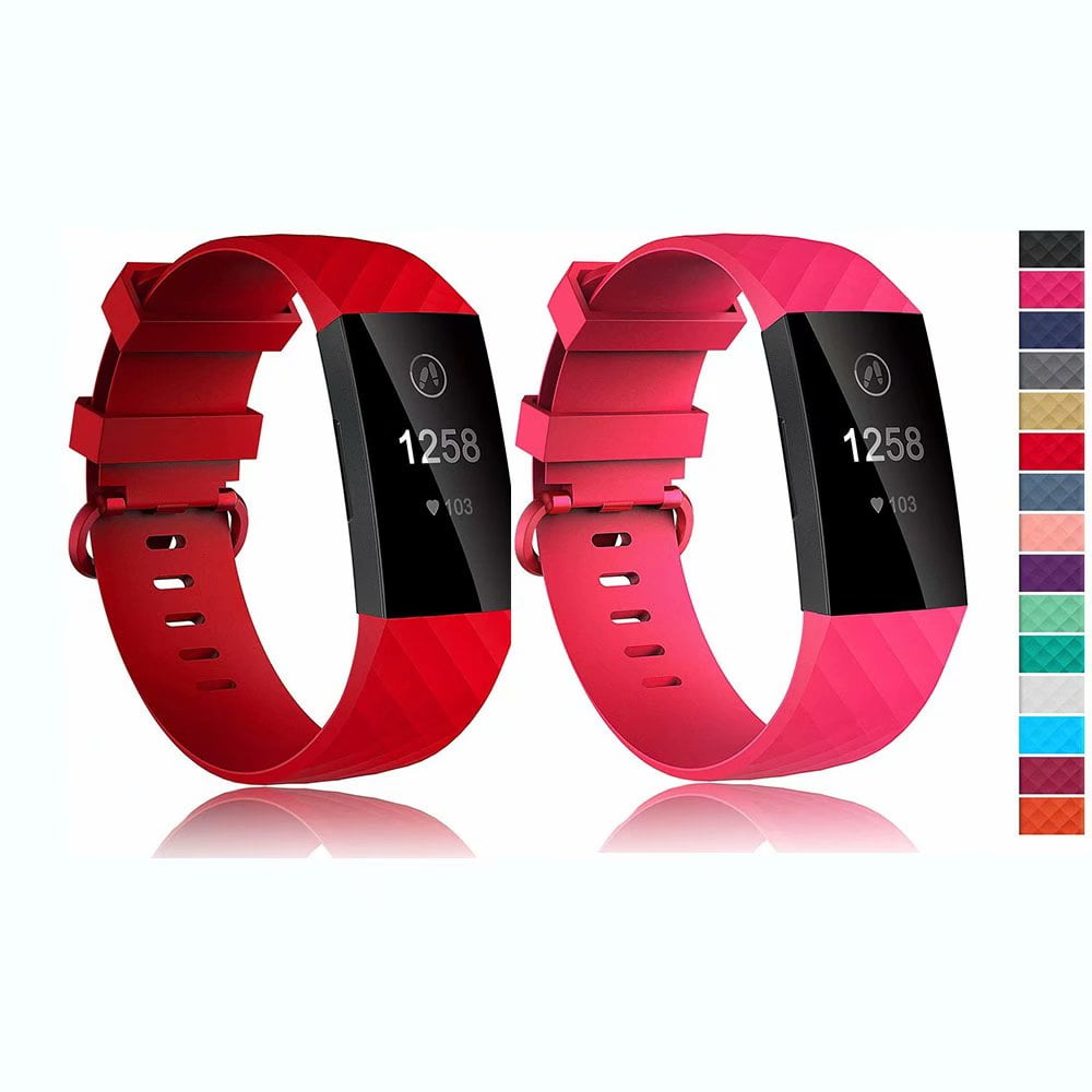 fitbit charge 3 red light
