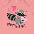 thumbnail image 4 of Inktastic Stealin' Your Heart Cute Raccoon Boys or Girls Baby Bodysuit, 4 of 5
