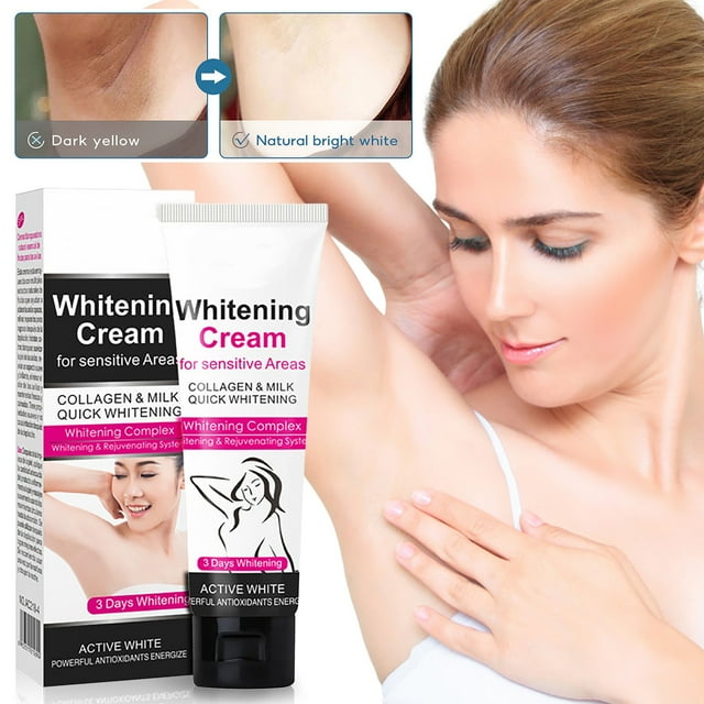 Fiudx Crema para Axilas, Iluminador Suave, Leche Corporal Hidratante Natural, Corrector de Manchas Oscuras para Axilas, Cuidado de Zonas Sensibles con Brillo Veraniego, Fórmula Segura y Apta para Tod