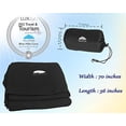 thumbnail image 2 of Manta de viaje compacta BlueHills con almohada Pack cómodo con manta grande Negro C003, 2 of 3