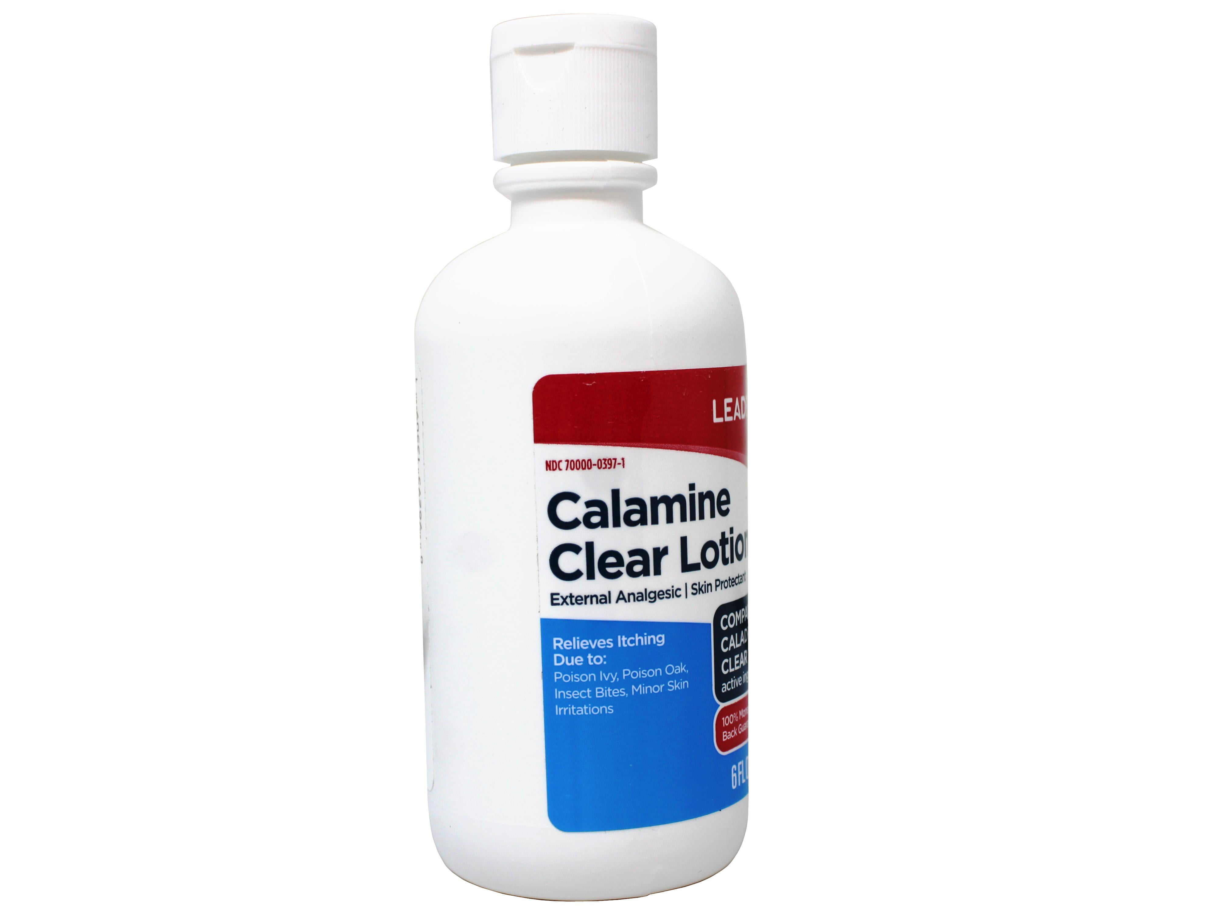 LEADER Calamine Clear Lotion, External Analgesic & Skin Protectant