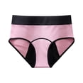 thumbnail image 3 of High-Waisted Tummy Control Period Panties for Women, Textured Leak-Proof Menstrual Underwear with Wide Waistband, Breathable Hygiene Briefs for Heavy Flow Pink L, 3 of 4