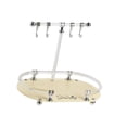 thumbnail image 4 of Organizador de joyas, bandeja para joyas, bandeja decorativa para tocador, base de acrílico Beige, 4 of 9
