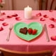 thumbnail image 4 of Diseño romántico en forma de corazón: los platos de papel en forma de corazón añaden romance y dulzura a tu fiesta de San Valentín, siendo hermosos y prácticos., 4 of 6