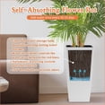 thumbnail image 3 of Planter, 22 Inch 2-Pack Automatic Watering Faux Rattan Planter for Indoor Outdoor | off-white | Shape:Square, 3 of 11