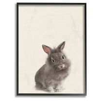 The Stupell Home Decor Collection Just A Cute Bunny Wall Art