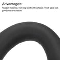 thumbnail image 3 of Pipe Insulation Tube Foam Grip Tubing 20mm ID 50mm(2") OD 10" Black for Pipe Lagging, 3 of 5