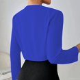thumbnail image 4 of Women’s Elegant Open Front Long Sleeve Bolero Shrug Jacket – Lightweight Jacket for Dressy and Casual Outfits, 4 of 5