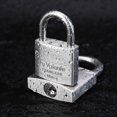 thumbnail image 2 of Vaso con forma de alfiler de acero inoxidable Padlock Fu Volante, 4 cm de ancho, 2 of 6