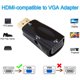 thumbnail image 1 of Adaptador convertidor shamjiam VGA para computadora portátil y de escritorio negro, 1 of 9