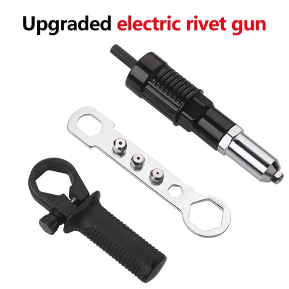 Nut Riveting Tool and Riveting Drill Adapter Accessories for DIY Projects