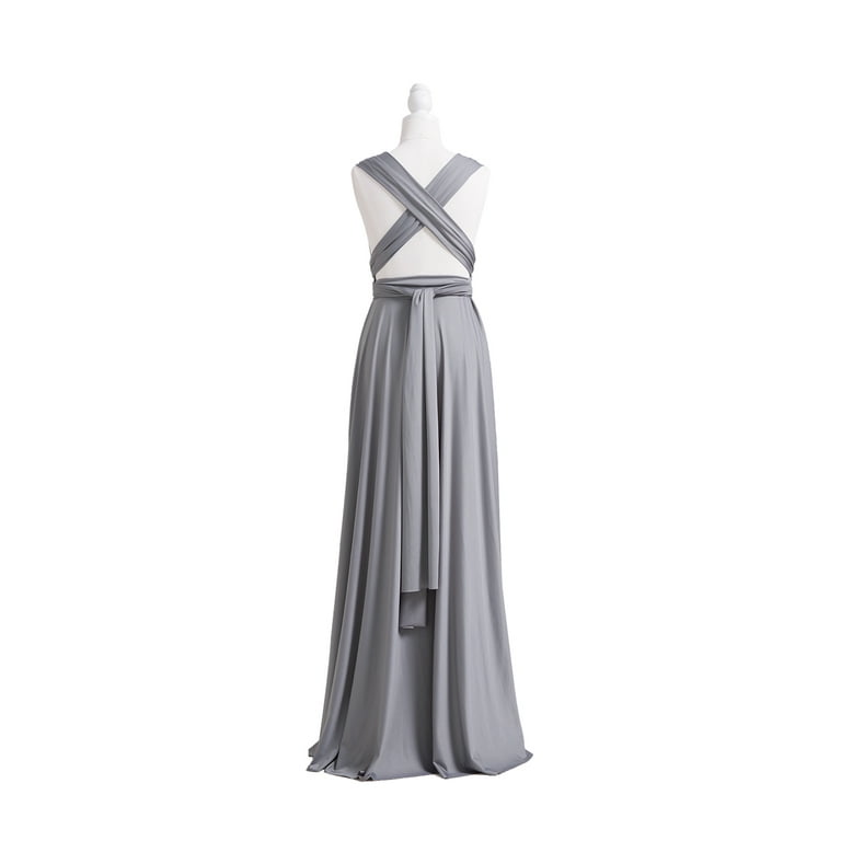 HYwys Infinity Dress with Bandeau Convertible Bridesmaid Dress Long Multi  Way Dress Twist Wrap Dress Plus Size - Walmart.com