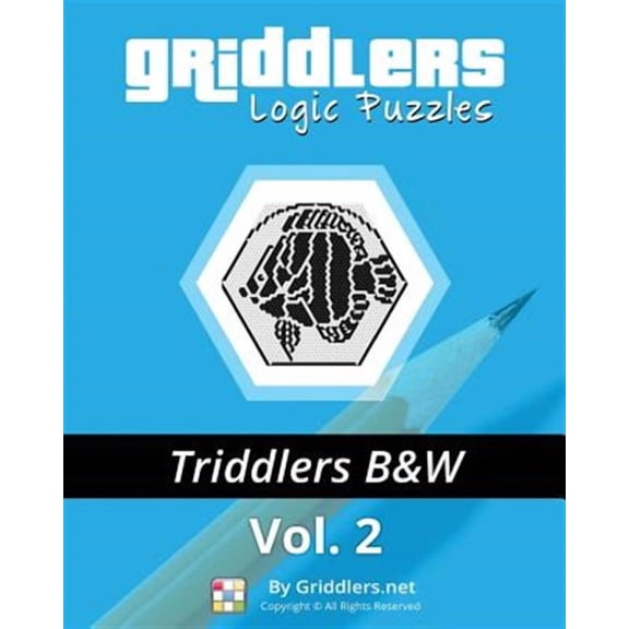Griddlers Logic Puzzles - Triddlers Black and White (Paperback) by Griddlers Team, Rastislav Rehak