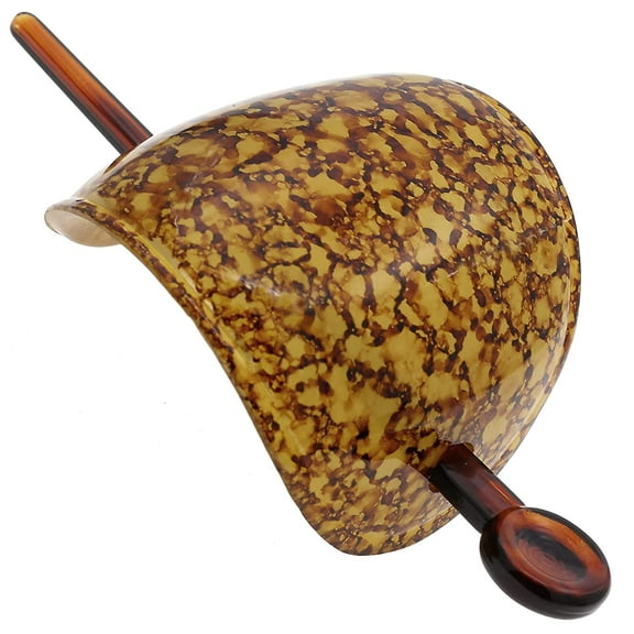 Camila Paris CP3340 French Hair Barrette with Stick, Hair Ponytail Holders, Amber, Slide Hair Pins for Buns Chignon, Strong Hold Hair Bun Clip, No Slip Hair Accessories for Women, Made in France