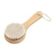 thumbnail image 5 of Cepillo corporal con mango de madera de 20 cm, ligero, para masaje de baño, cerdas suaves, para masaje de espalda, para salón, cepillado en o, 5 of 8
